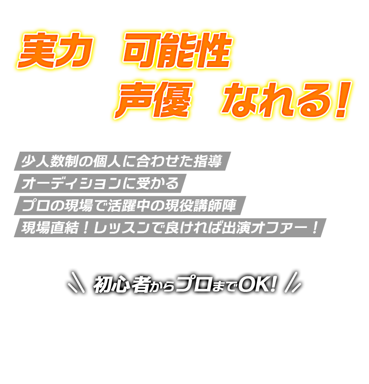 Links リンクス 生き残れる声優を生み出すワークショップ